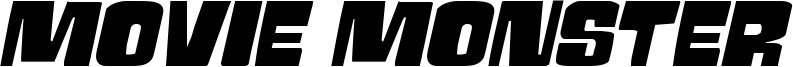Movie Monster Font