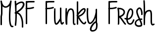 MRF Funky Fresh Font