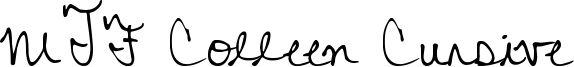 MTF Colleen Cursive Font