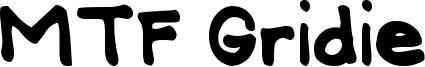 MTF Gridie Font