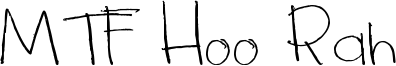 MTF Hoo Rah Font