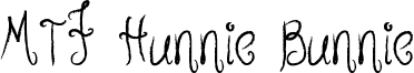 MTF Hunnie Bunnie Font