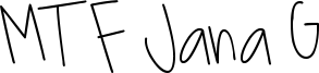MTF Jana G Font