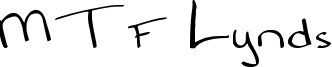 MTF Lynds Font