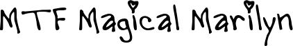 MTF Magical Marilyn Font