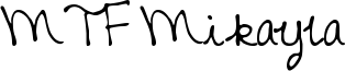 MTF Mikayla Font