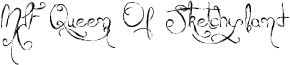 MTF Queen Of Sketchyland Font