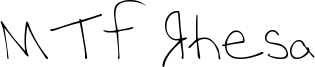 MTF Rhesa Font