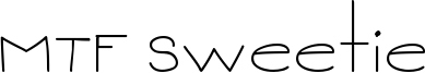 MTF Sweetie Font