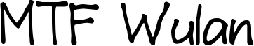MTF Wulan Font