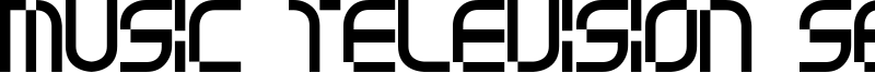 Music Television Selector Font