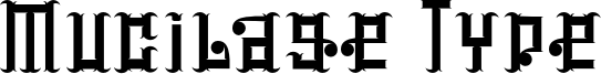 mucilage type.otf