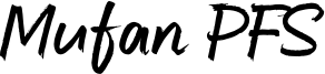 Mufan PFS Font