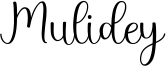 Mulidey Font