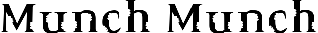 Munch Munch Font