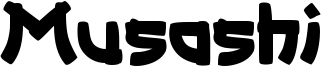 Musashi Font