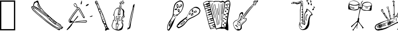 Music for a while Font