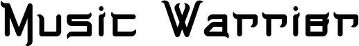 Music Warrior Font
