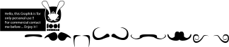 Mustache Font