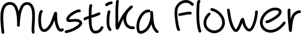 Mustika Flower Font