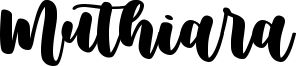 Muthiara Font