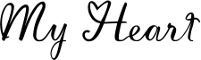 My Heart Font
