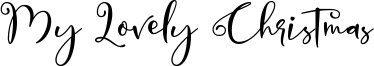 My Lovely Christmas Font