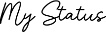 My Status Font