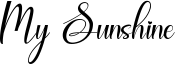 My Sunshine Font
