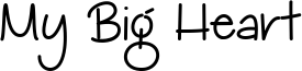 My Big Heart Font
