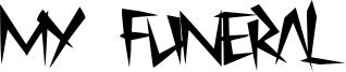 My Funeral Font