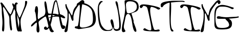My Handwriting Font