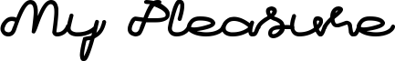 My Pleasure Font