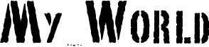 My World Font