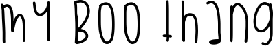 My Boo Thang Font