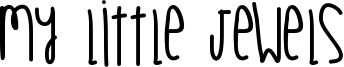 My Little Jewels Font