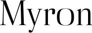 Myron Font