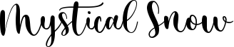 Mystical Snow Font