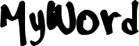 MyWord Font