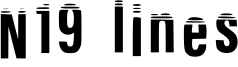 N19 Lines Font
