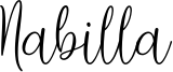 Nabilla Font