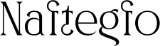 Naftegfo Font