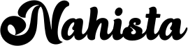 Nahista Font