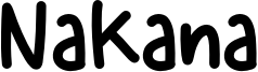 Nakana Font