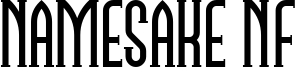 Namesake NF Font