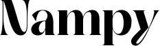 Nampy Font