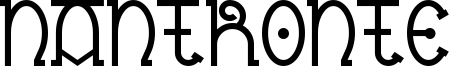Nantronte Font