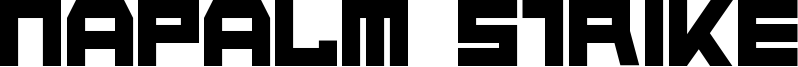 Napalm Strike Font