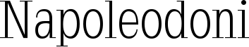 Napoleodoni Font