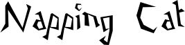Napping Cat Font